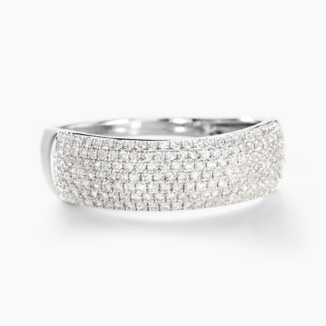 Bague Charlotte Or Blanc Diamant - Bagues pierres précieuses Femme | Marc Orian