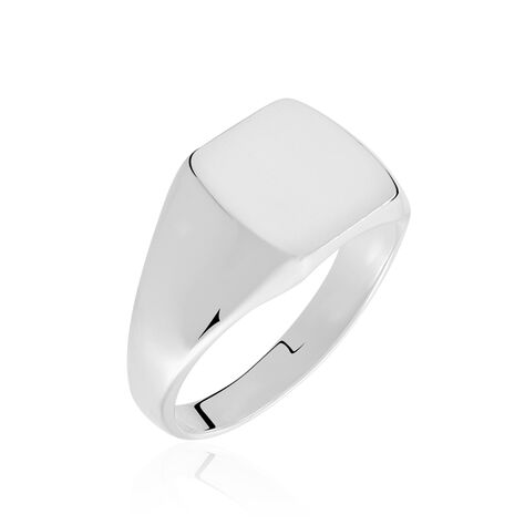 Chevalière Gringoire Argent Blanc - Chevalières Homme | Marc Orian