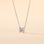 Collier Ponama Or Blanc Oxyde De Zirconium - Colliers avec pierres Femme | Marc Orian