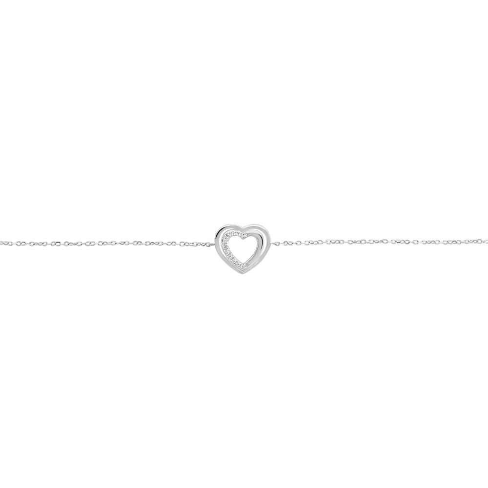 Bracelet Karlota Or Blanc Diamant - Bracelets cha&icirc;nes Femme | Marc Orian