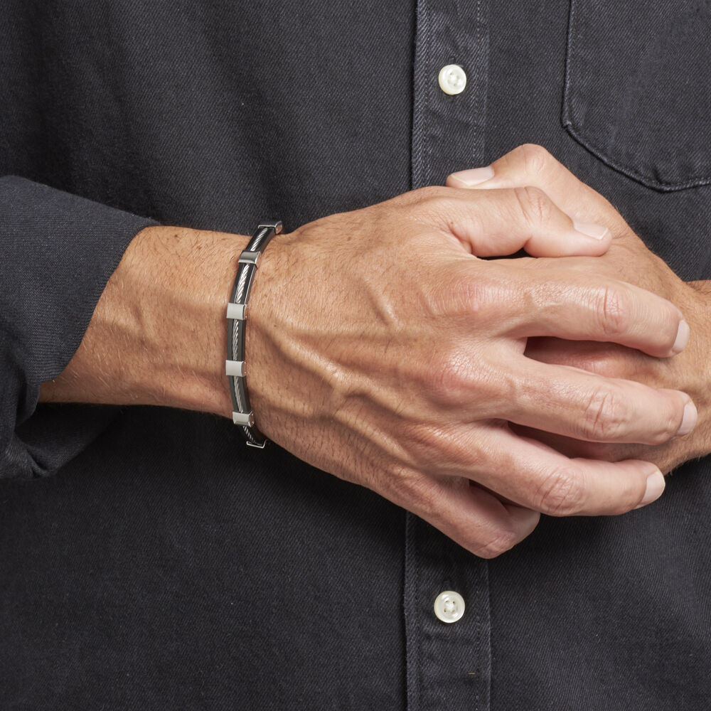 Bracelet Dolovan Acier Blanc - Bracelets Homme | Marc Orian