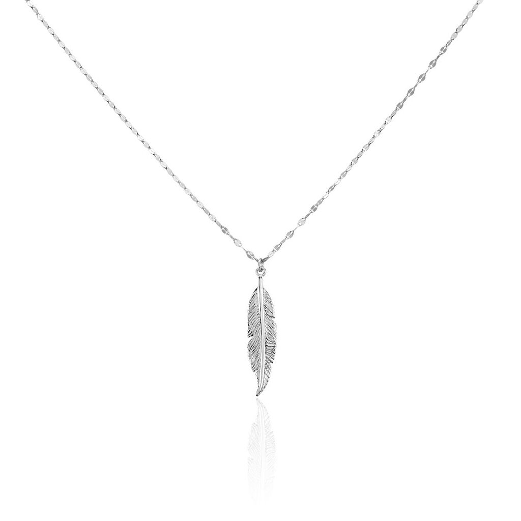 Collier Argent Blanc Jubba - Colliers fantaisie Femme | Marc Orian