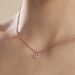 Collier Gino Argent Rose Oxyde De Zirconium - Colliers avec pierres Femme | Marc Orian