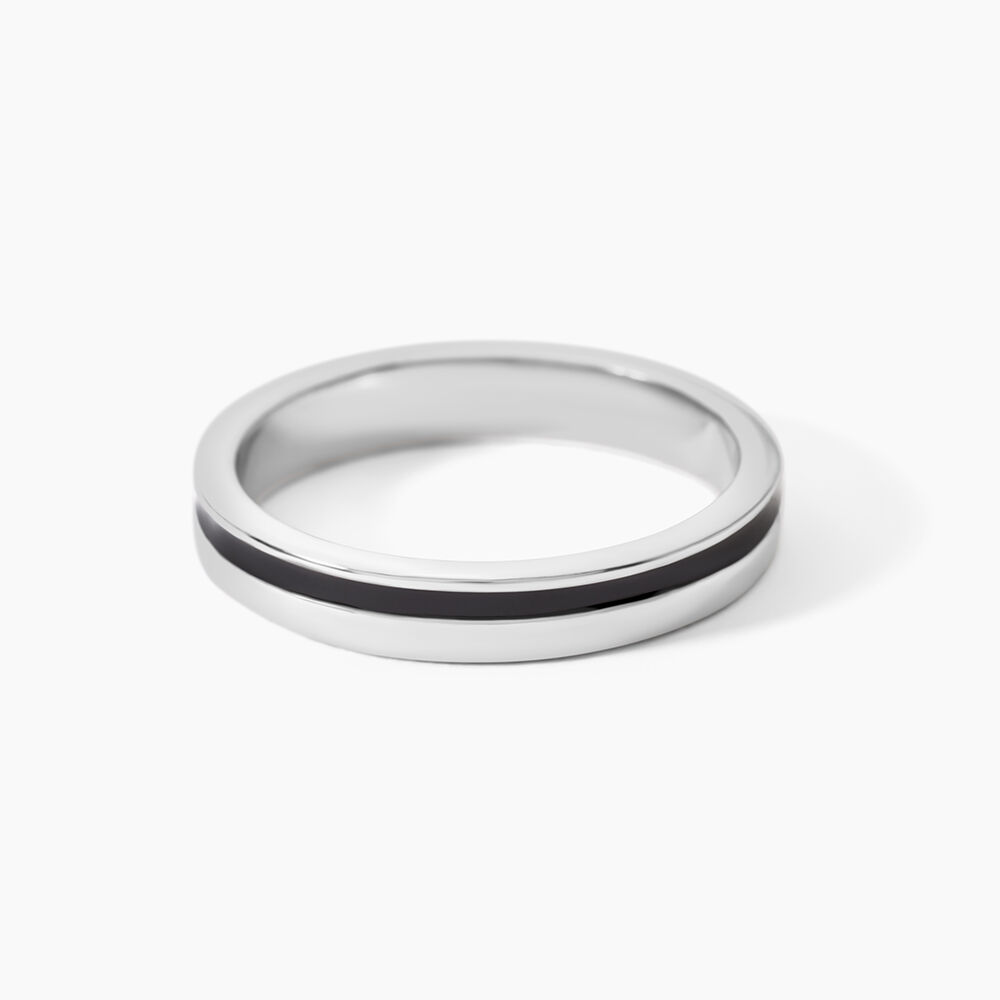 Alliance Dylis Argent Blanc - Alliances duo Homme | Marc Orian