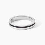 Alliance Dylis Argent Blanc - Alliances duo Homme | Marc Orian