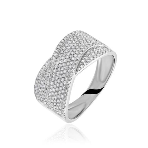 Bague Elyne Or Blanc Diamant - Parures de mariage Femme | Marc Orian