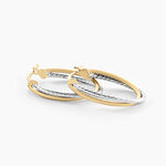 Cr&eacute;oles Maelia Or Bicolore - Cr&eacute;oles Femme | Marc Orian