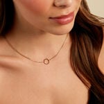 Collier Eva Cercle Ajoure Acier Jaune - Colliers fantaisie Femme | Marc Orian