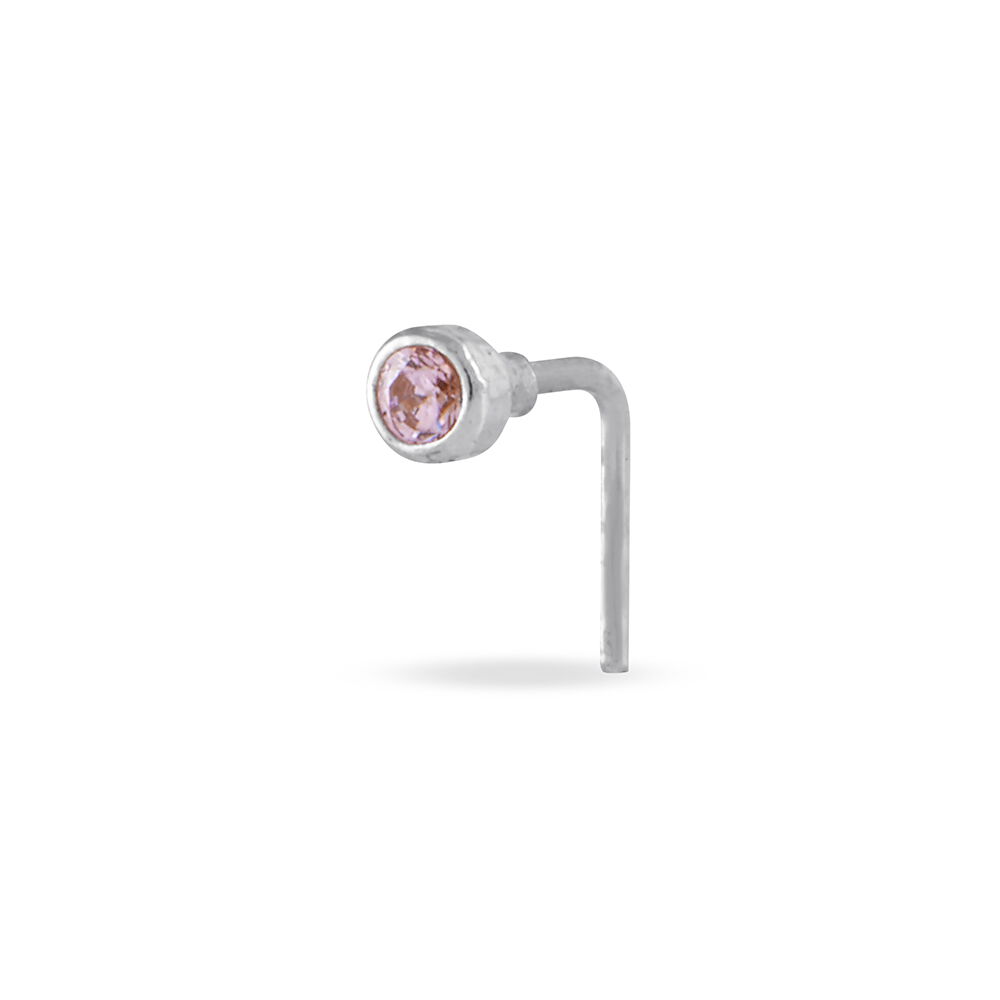 Piercing De Nez Fethi Serti Clos Or Blanc Oxyde De Zirconium - Piercing Nez Femme | Marc Orian