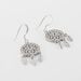 Boucles D'oreilles Pendantes Nemetona Argent Blanc Oxyde - Pendantes Femme | Marc Orian