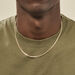 Collier Capucin Or Jaune Maille Marine Plate - Chaines Homme | Marc Orian