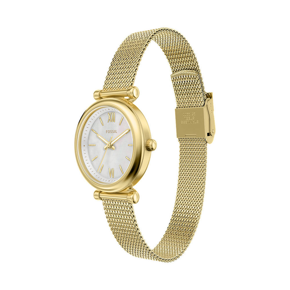 Montre Fossil Carlie Mini Nacre Blanche - Montres &eacute;tanches Femme | Marc Orian