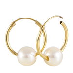 Cr&eacute;oles Baroque Baroques Or Jaune Perle De Culture - Boucles d'oreilles mariage Femme | Marc Orian