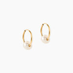 Cr&eacute;oles Baroque Baroques Or Jaune Perle De Culture - Boucles d'oreilles mariage Femme | Marc Orian