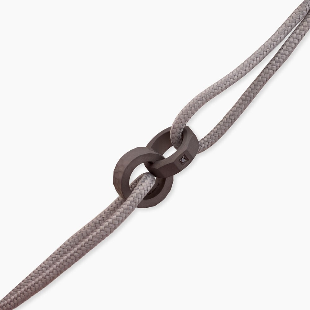 Bracelet Titane Gris Diamant - Bracelets cha&icirc;nes Homme | Marc Orian