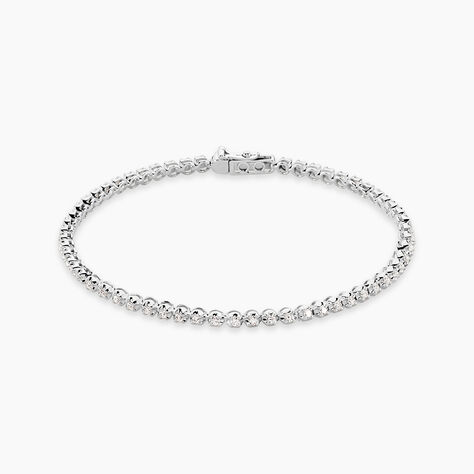 Bracelet Aleonor Or Blanc Diamant - Bracelets cha&icirc;nes Femme | Marc Orian