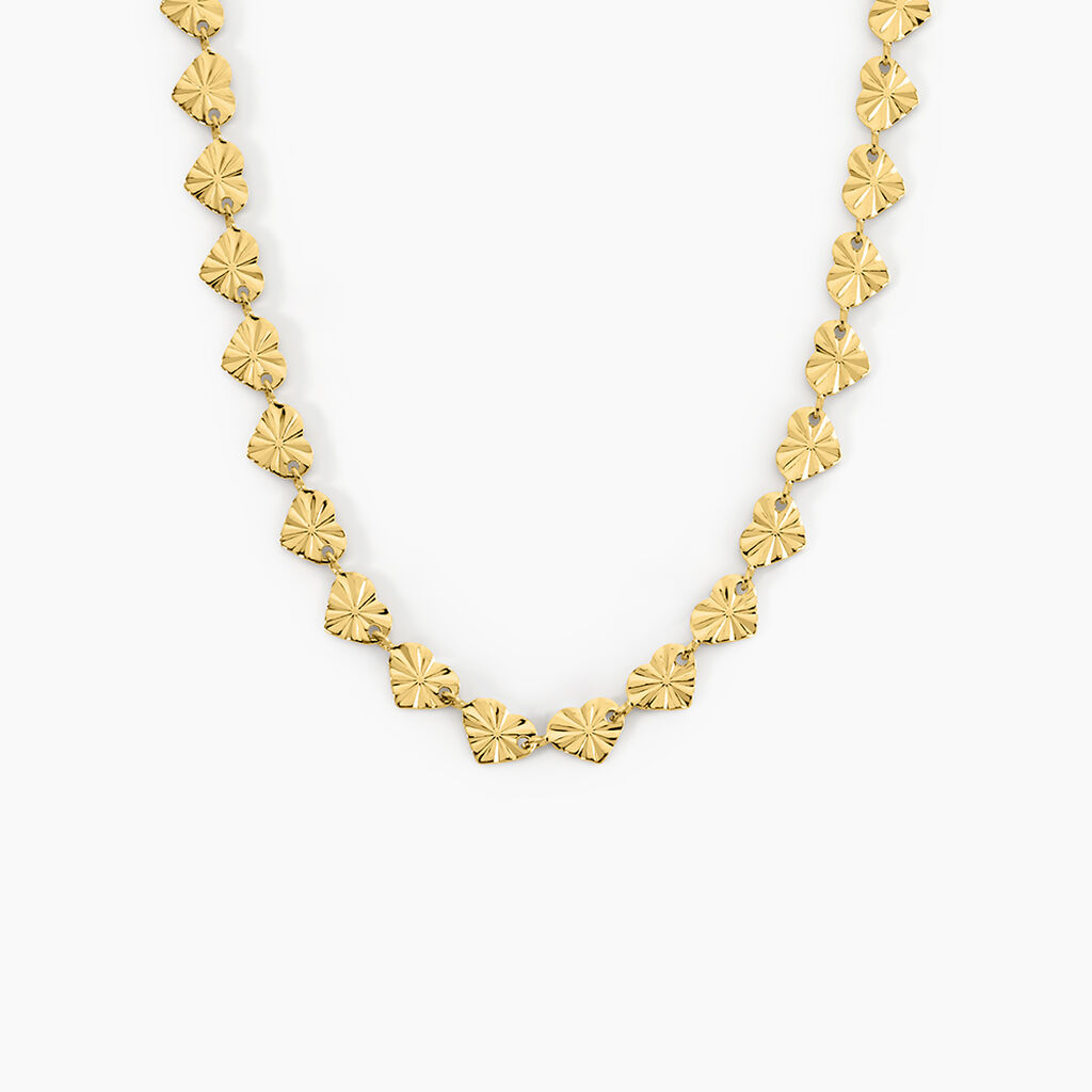 Collier Calliandra Acier Jaune - Colliers fantaisie Femme | Marc Orian