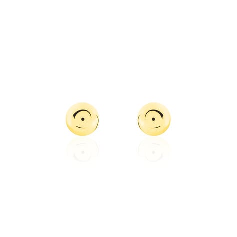 Boucles D'oreilles Puces Fidelia Boule Or Jaune - Puces Femme | Marc Orian