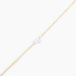 Bracelet Or Jaune Emilee Oxyde De Zirconium - Bracelets cha&icirc;nes Enfant | Marc Orian