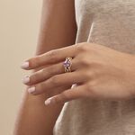 Bague Tina Or Jaune Amethyste Et Oxyde De Zirconium - Bagues pierres fines Femme | Marc Orian
