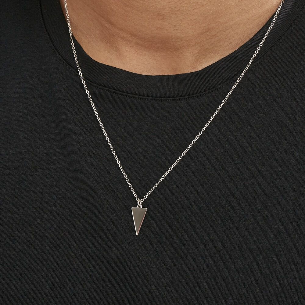 Collier Argent Blanc Matyas - Colliers Homme | Marc Orian