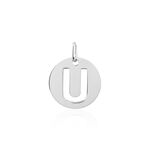 Pendentif Elio U Argent Blanc - Bijoux fantaisie Famille | Marc Orian