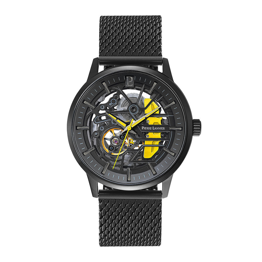 Montre Pierre Lannier Paddock Noir - Montres automatiques Homme | Marc Orian