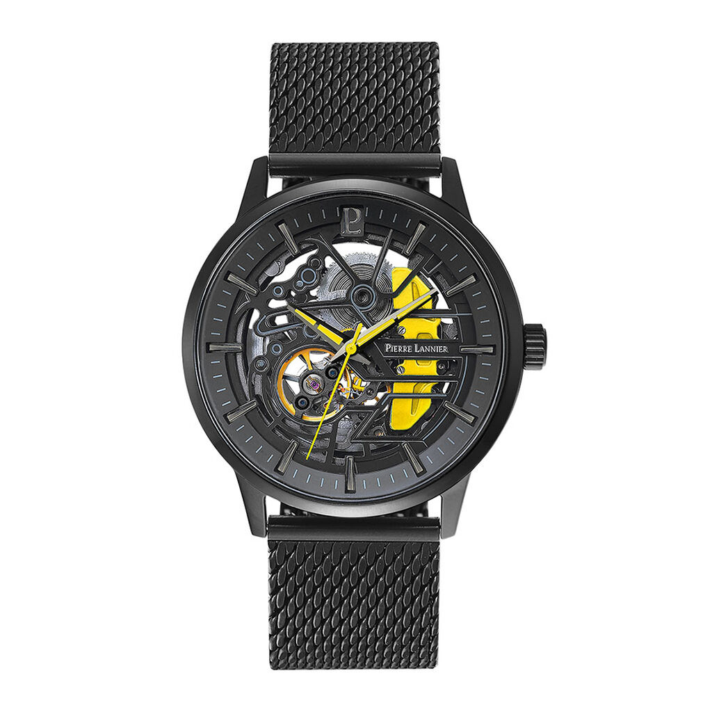 Montre Pierre Lannier Paddock Noir - Montres automatiques Homme | Marc Orian