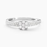 Bague Julia Or Blanc Diamant - Bagues pierres pr&eacute;cieuses Femme | Marc Orian