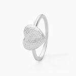 Bague With Love Argent Blanc - Bijoux fantaisie Femme | Marc Orian