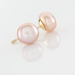 Boucles D'oreilles Puces Kesya Or Jaune Perle De Culture - Boucles d'oreilles mariage Femme | Marc Orian