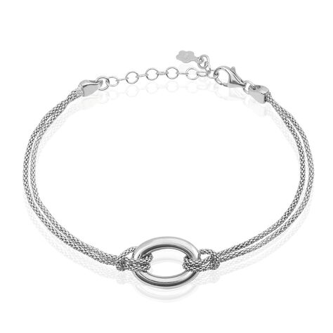 Bracelet Alisa Argent Blanc - Bracelets chaînes Femme | Marc Orian