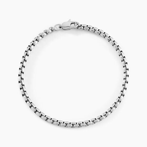 Bracelet Emrick Acier Blanc - Bracelets mailles Homme | Marc Orian