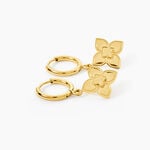 Cr&eacute;oles Mirena Acier Jaune - Boucles d'oreilles pampille Femme | Marc Orian