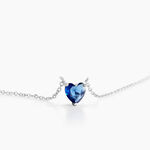 Collier Kelvyn Argent Blanc Oxyde - Colliers avec pierres Femme | Marc Orian