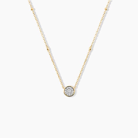 Collier Melisane Or Jaune Diamant - Colliers avec pierres Femme | Marc Orian