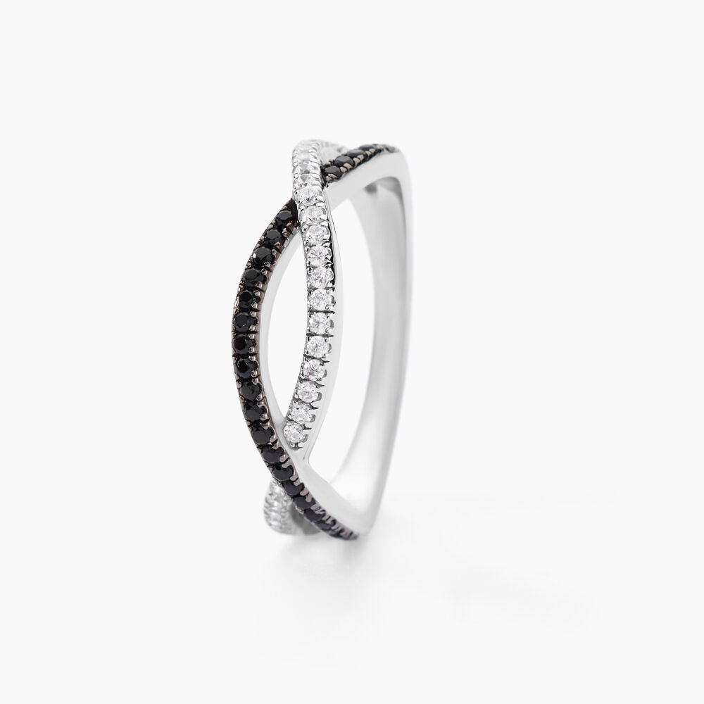 Bague Prudentia Argent Blanc Oxyde De Zirconium - Bagues avec pierre Femme | Marc Orian