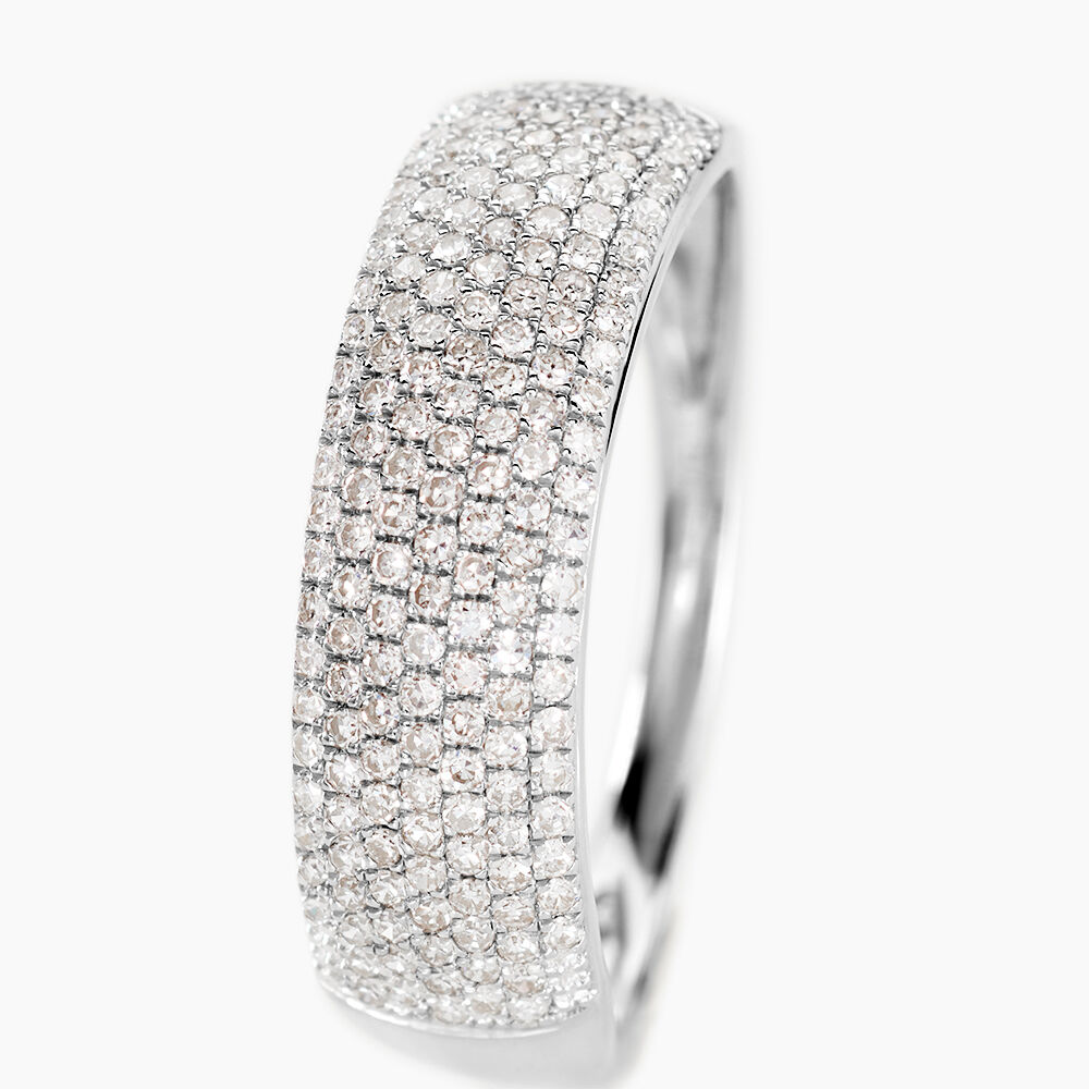 Bague Charlotte Or Blanc Diamant - Bagues pierres précieuses Femme | Marc Orian