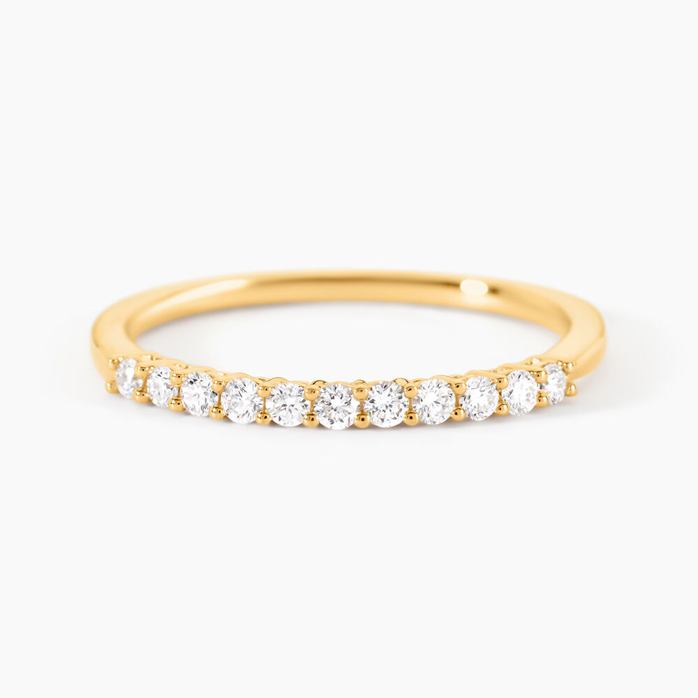 Alliance 849 Or Jaune Diamant - Alliances duo Femme | Marc Orian