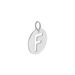 Pendentif Elio F Argent Blanc - Pendentifs Famille | Marc Orian