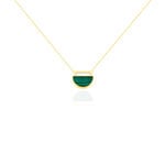 Collier Florica Or Jaune Malachite - Colliers avec pierres Femme | Marc Orian