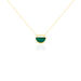 Collier Florica Or Jaune Malachite - Colliers avec pierres Femme | Marc Orian