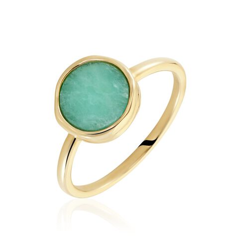 Bague Plaqu&eacute; Or Neassa Amazonite - Bijoux fantaisie Femme | Marc Orian