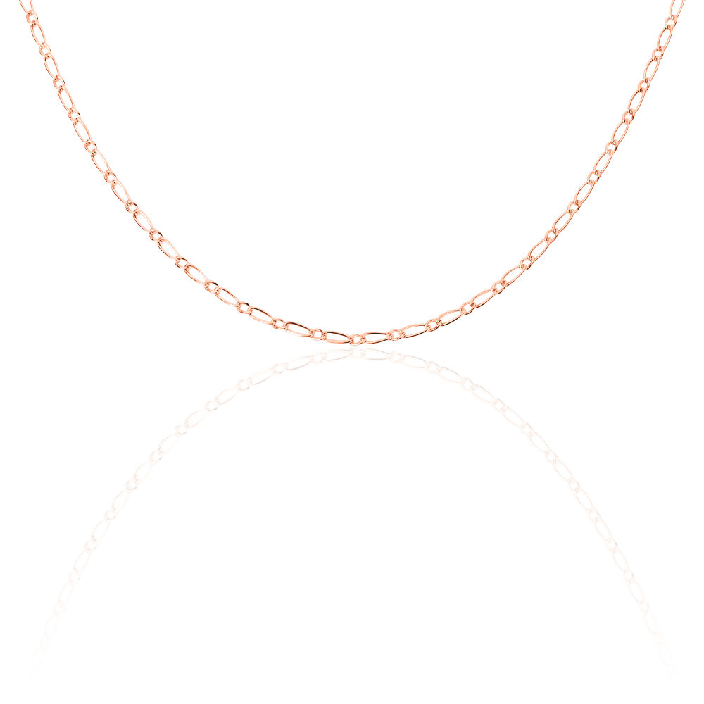 Cha&icirc;ne Ophelio Maille Alternee 1/1 Or Rose - Chaines Femme | Marc Orian