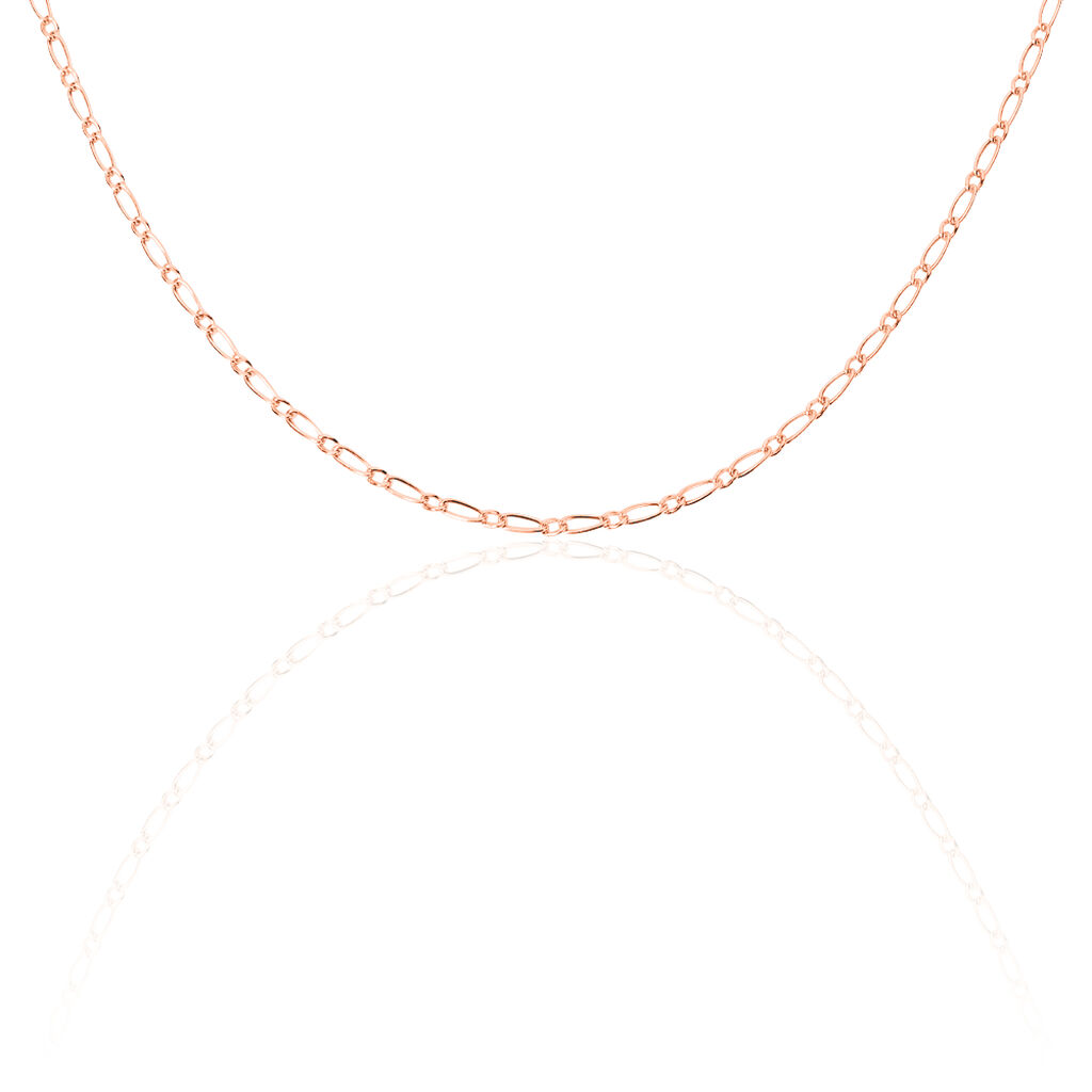 Cha&icirc;ne Ophelio Maille Alternee 1/1 Or Rose - Chaines Femme | Marc Orian
