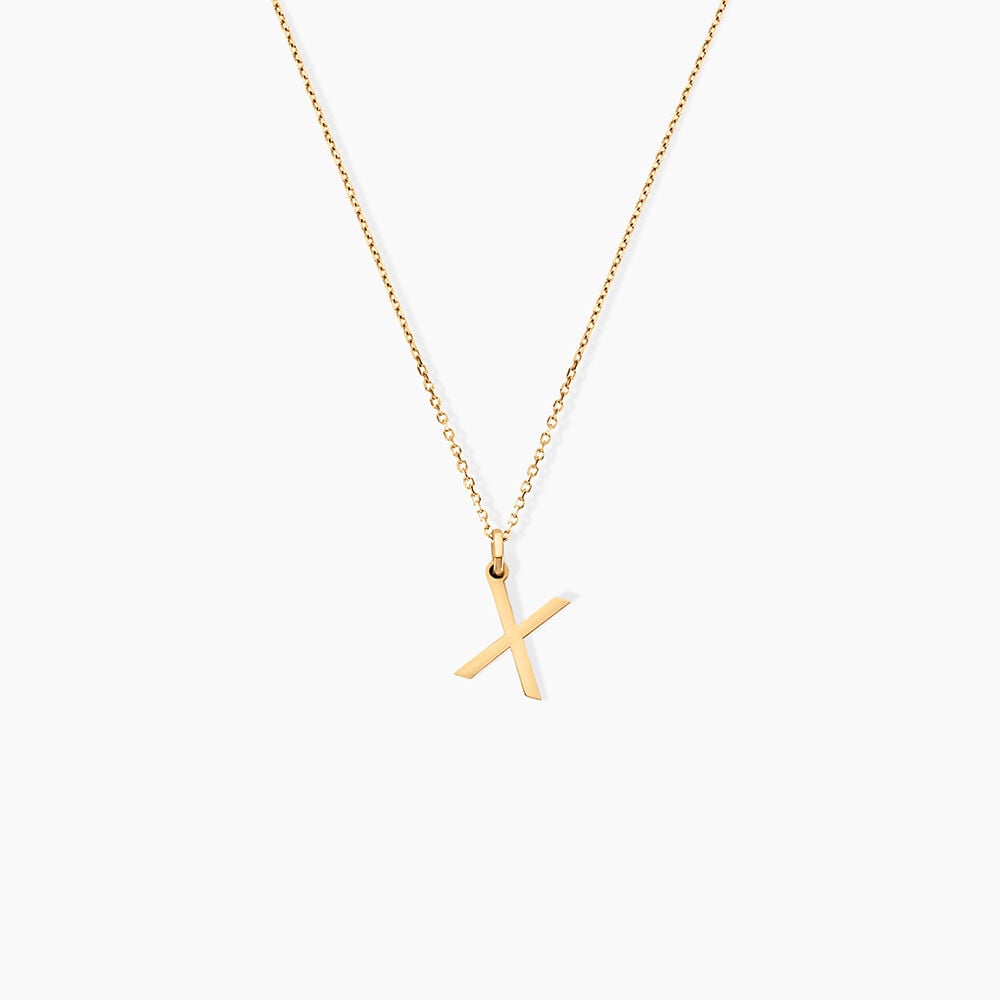 Pendentif Ionia Lettre Or Jaune - Pendentifs Famille | Marc Orian