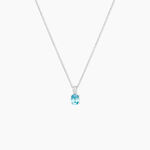 Collier Josefa Argent Blanc Oxyde De Zirconium - Colliers avec pierres Femme | Marc Orian