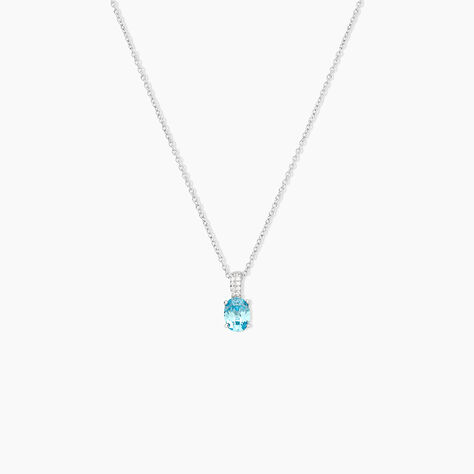 Collier Josefa Argent Blanc Oxyde De Zirconium - Colliers avec pierres Femme | Marc Orian