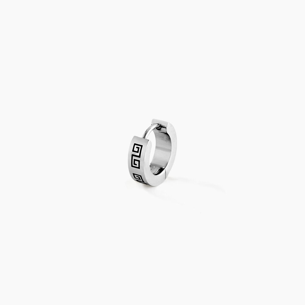 Cr&eacute;ole Unitaire Helgo Acier Bicolore - Piercings d'oreilles Homme | Marc Orian