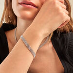 Bracelet Kelline Argent Blanc - Bracelets Multirangs Femme | Marc Orian